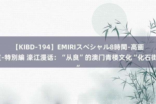 【KIBD-194】EMIRIスペシャル8時間-高画質-特別編 濠江漫话：“从良”的澳门青楼文化“化石街”